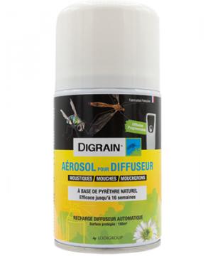 Produit anti moustique Digrain Recharge Aérosol pour Diffuseur Actif à  acheter