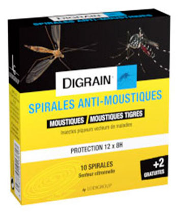 Digrain Spirales Anti Moustiques