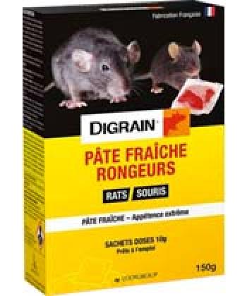 Raticide en pâte polyvalent lutter contre rats et souris à base de  brodifacoum