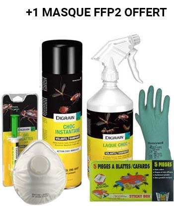 Anti cafard, gel, piège et insecticide contre blatte
